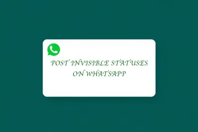 How to Post Blank Status on WhatsApp