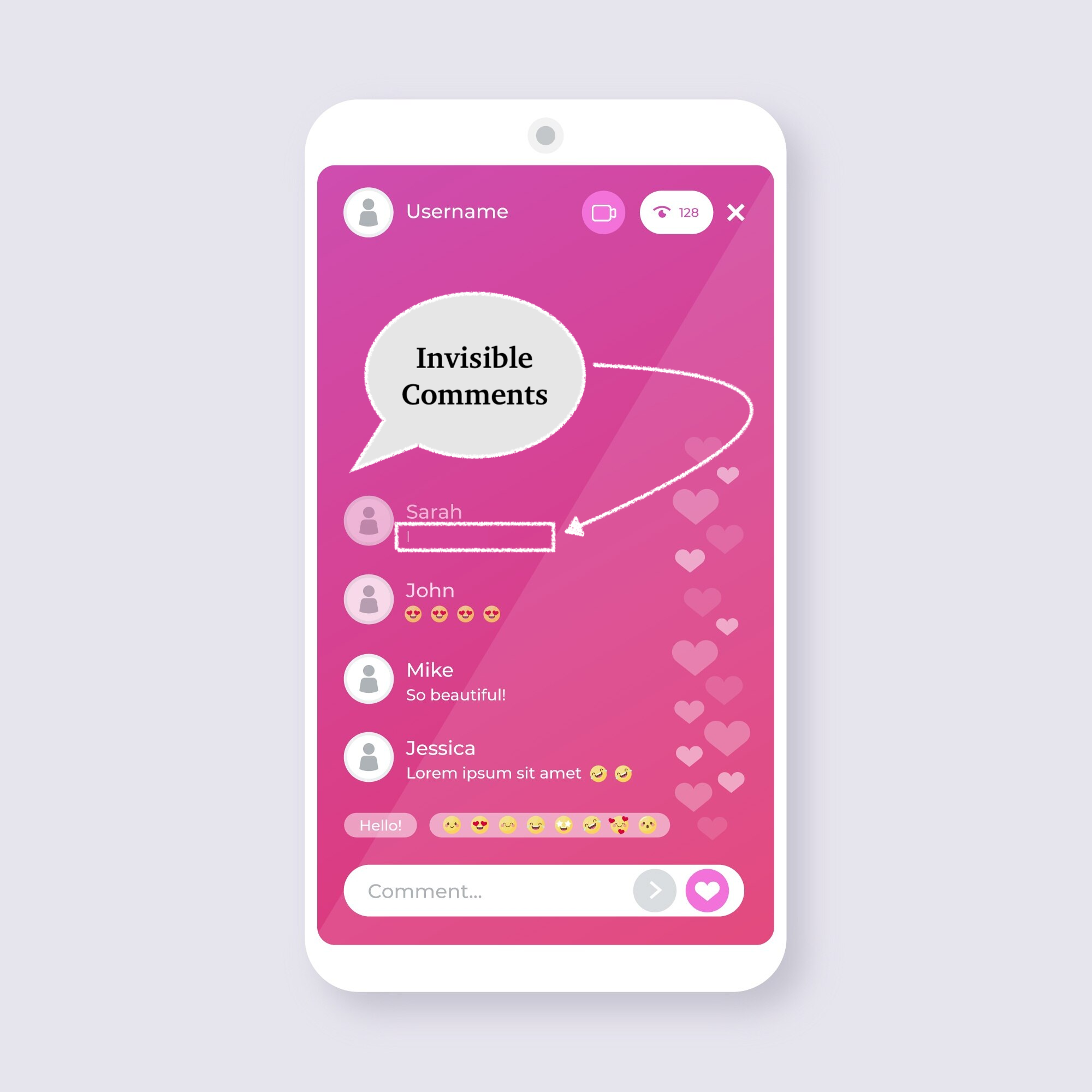Instagram profile with creatively spaced bio